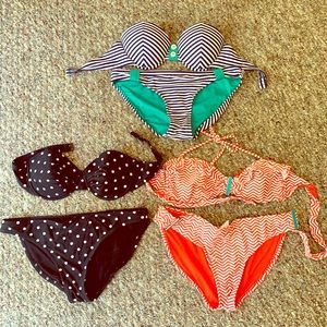 Three bikinis sets